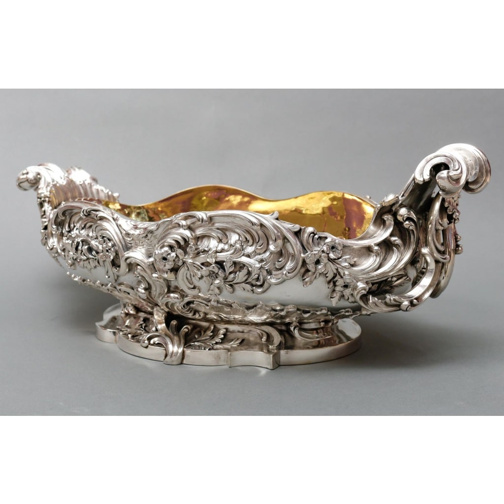 TIFFANY & Co – Importante Jardinière en argent massif époque XIXe | Biron 