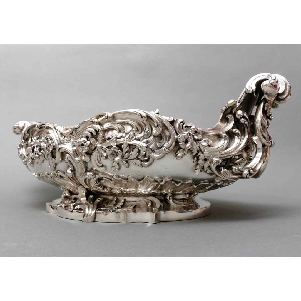 TIFFANY & Co – Importante Jardinière en argent massif époque XIXe | Biron 