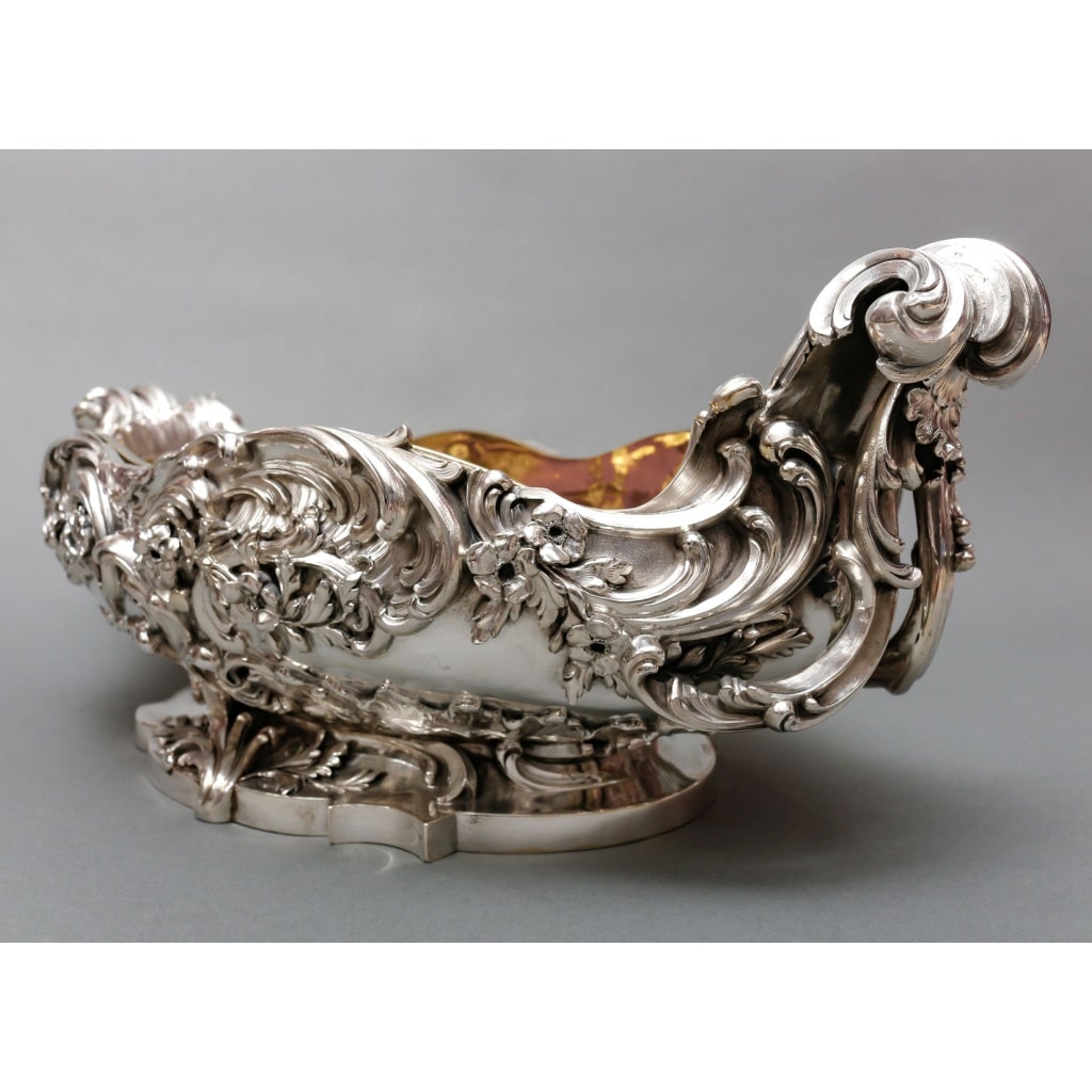 TIFFANY & Co – Importante Jardinière en argent massif époque XIXe | Biron 