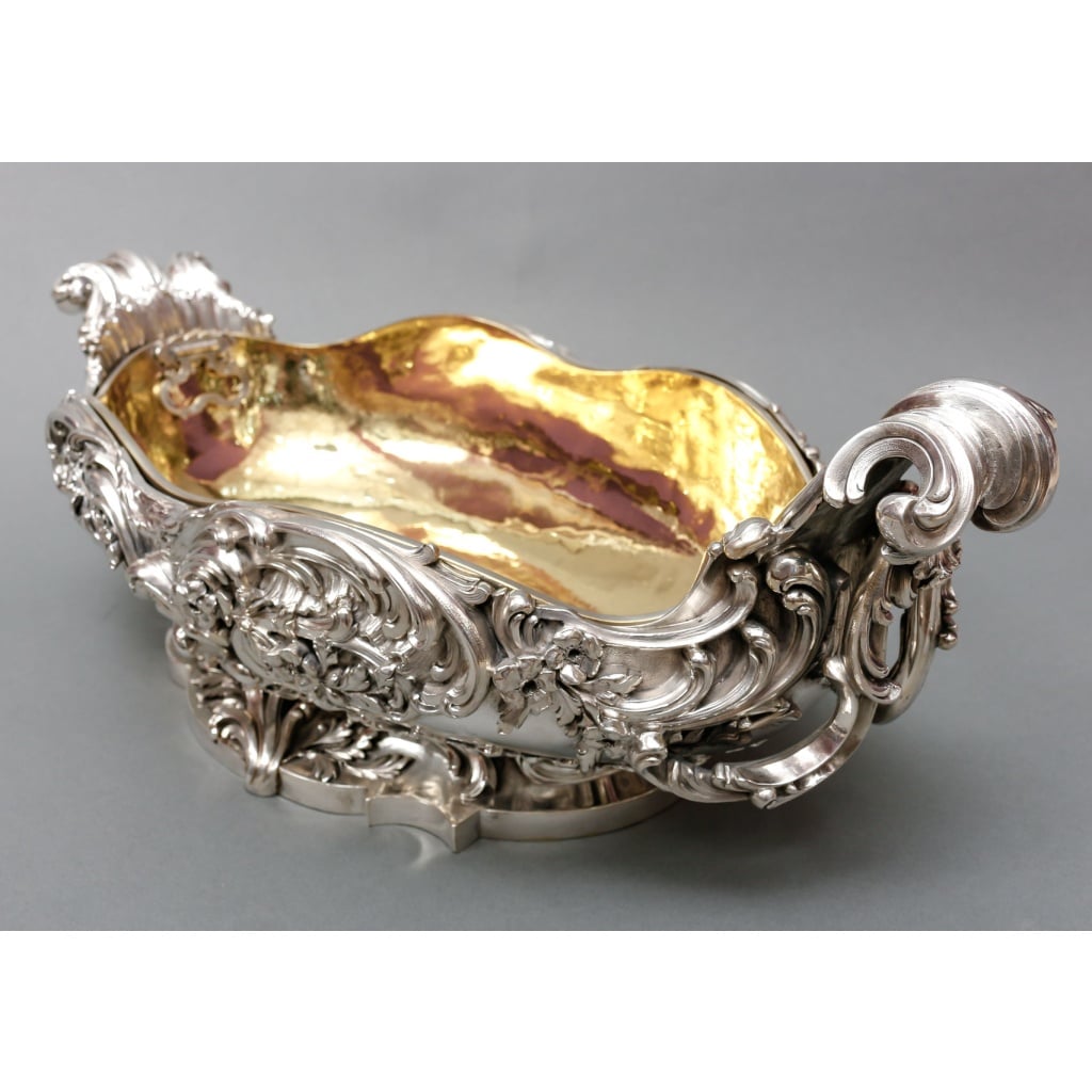 TIFFANY & Co – Importante Jardinière en argent massif époque XIXe | Biron 