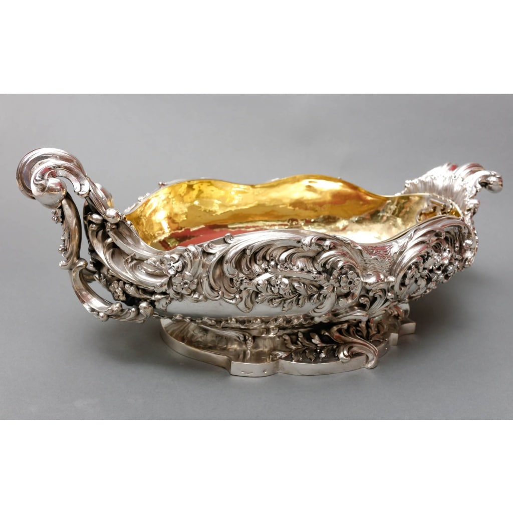 TIFFANY & Co – Importante Jardinière en argent massif époque XIXe | Biron 