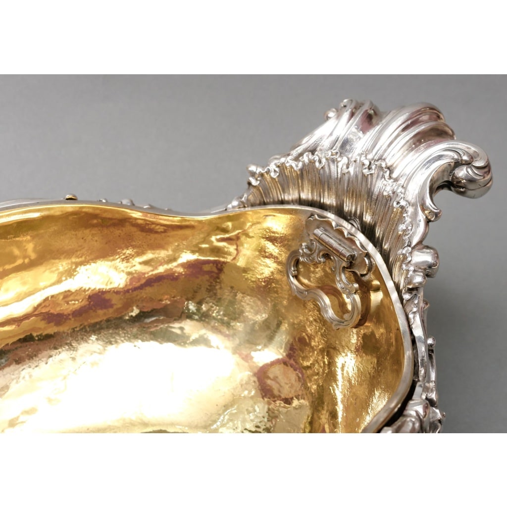 TIFFANY & Co – Importante Jardinière en argent massif époque XIXe | Biron 