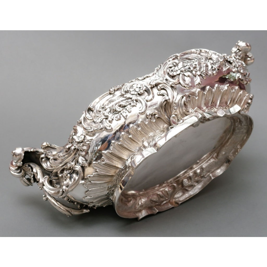 TIFFANY & Co – Importante Jardinière en argent massif époque XIXe | Biron 