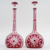 Cristallerie De Baccarat, Paire De Carafes Collection dite « du Tsar ». Edition d’Origine. | Biron 