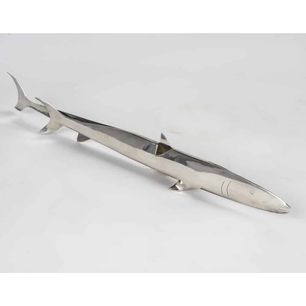 Gio Ponti : Requin en argent massif | Biron 