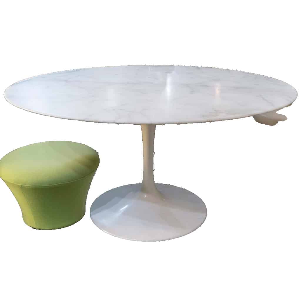 Eero SAARINEN Knoll International « Tulip » Table Calacatta 137 cm | Biron 