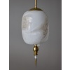Suspensions in Brass with Painted Glass Globes | Biron 