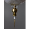 Suspensions in Brass with Painted Glass Globes | Biron 