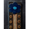 Ceramic Thermometer by Mithé Espelte with Flower Motif | Biron 