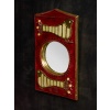 Mithe Espelt Red Ceramic and Birds Decor Mirror | Biron 