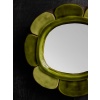 Mithe Espelt Flower Shaped Mirror With Orange Petals | Biron 