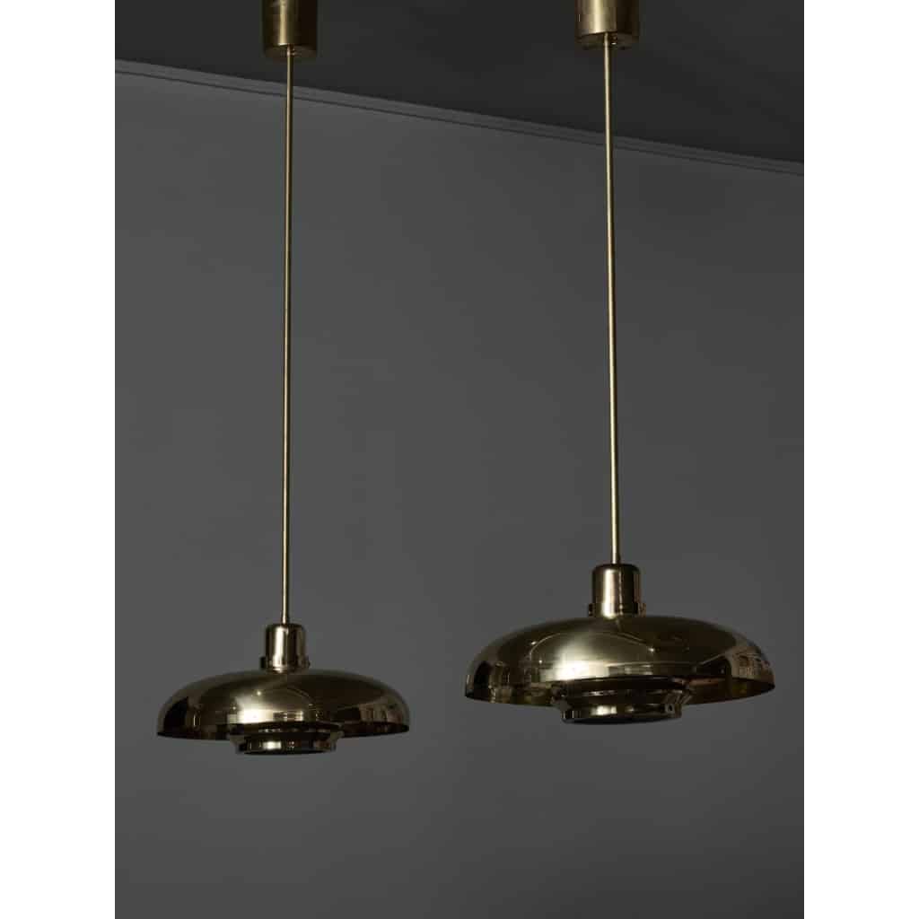 Pair of Brass Suspensions by Hans Agne Jakobsson | Biron 