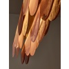 Burgundy, Blush and Powder Pink Murano Glass Long Chandelier | Biron 