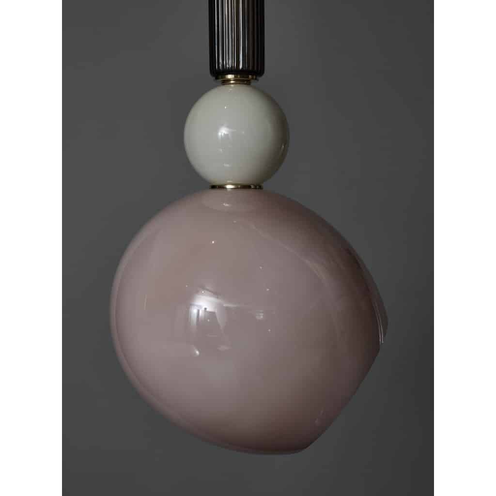 Asymmetrical Globe Murano Glass Pendants | Biron 