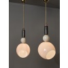 Asymmetrical Globe Murano Glass Pendants | Biron 