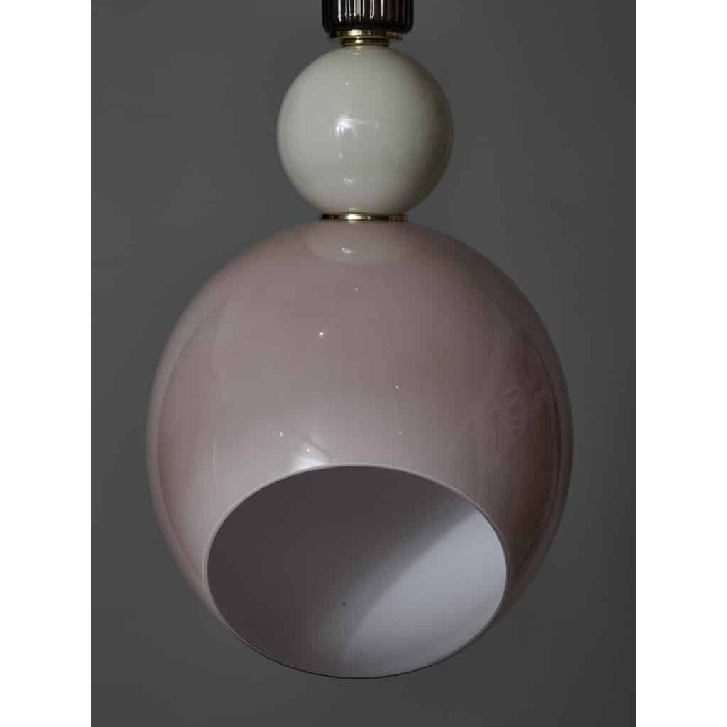 Asymmetrical Globe Murano Glass Pendants | Biron 