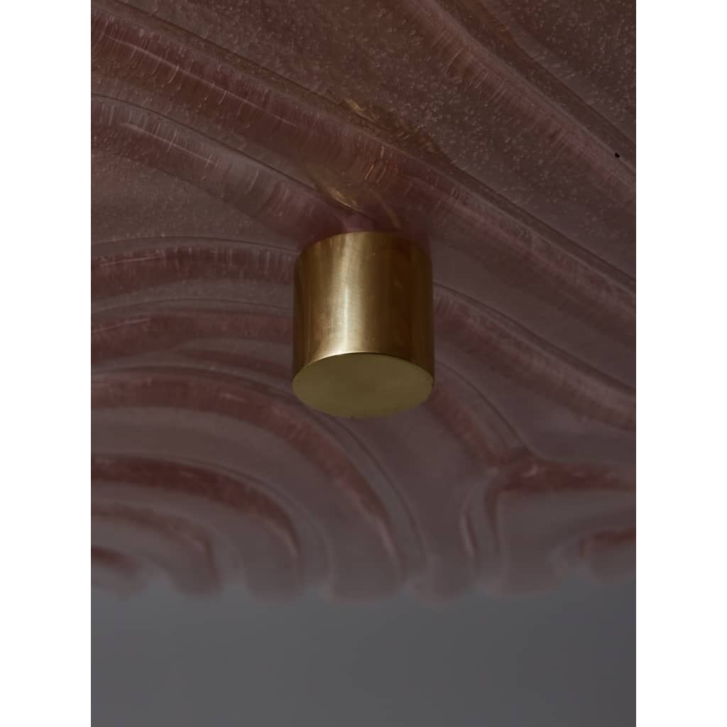 Pink Murano Glass Flush Mount | Biron 