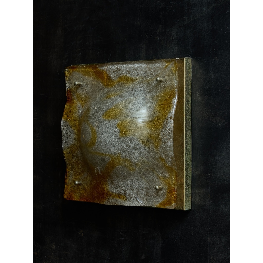 Two Pairs of Toni Zuccheri for Mazzega Murano Glass Wall Sconces | Biron 