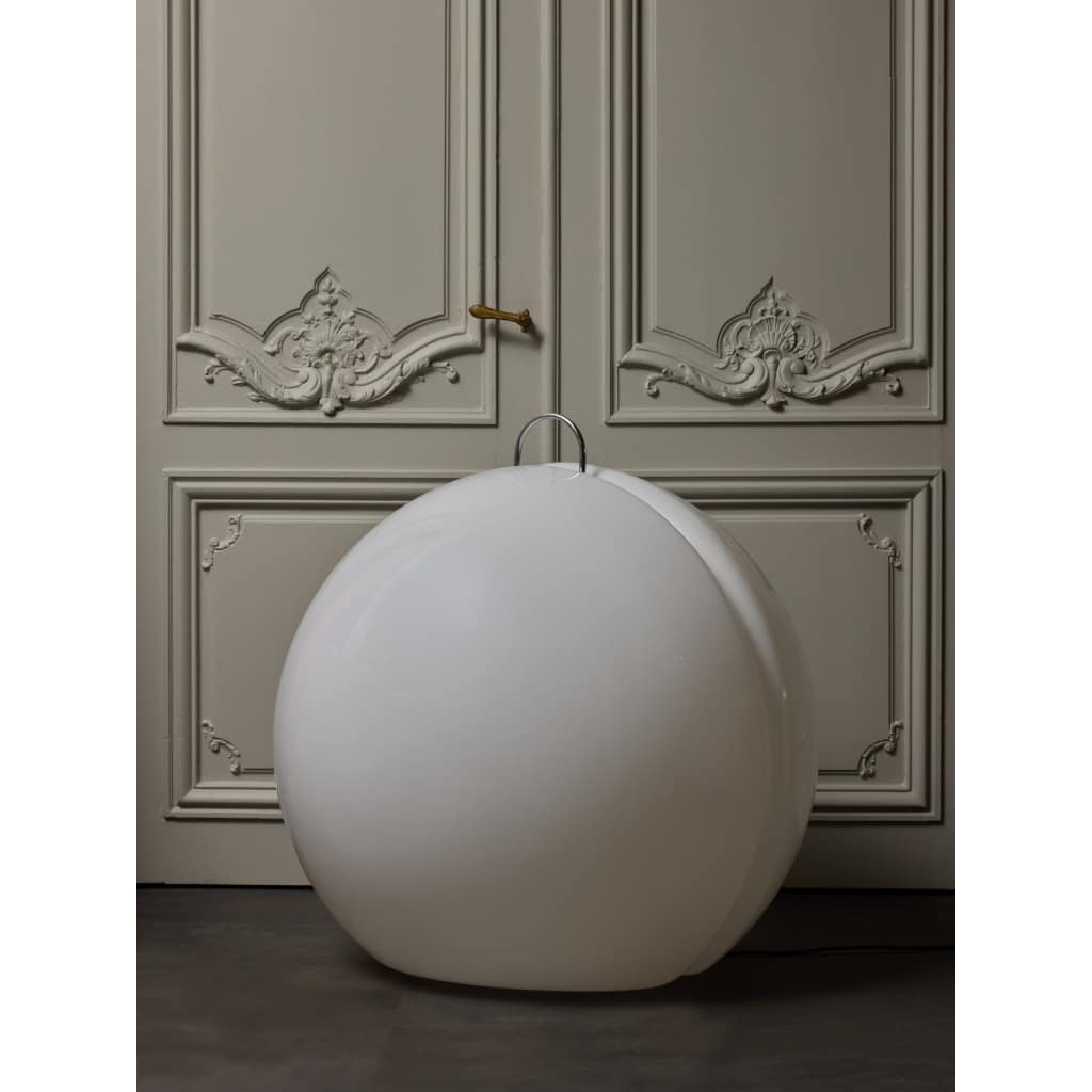 Impressive Vintage Plexi Spherical Floor Lamp | Biron 