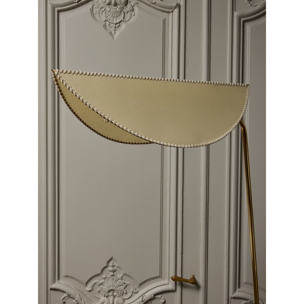 Floor Lamp in Marble, Brass and paper by Diego Mardegan | Biron 
