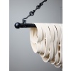 Long Chandelier in Iron and Ceramic by Olivia Cognet | Biron 