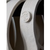 Long Chandelier in Iron and Ceramic by Olivia Cognet | Biron 