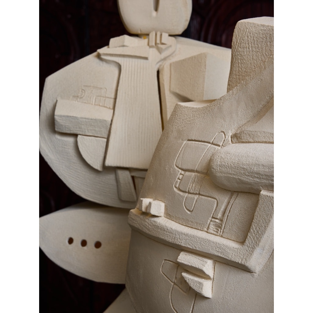 Three Suspended Totems Fixture by Olivia Cognet | Biron 