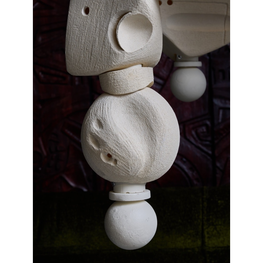 Three Suspended Totems Fixture by Olivia Cognet | Biron 