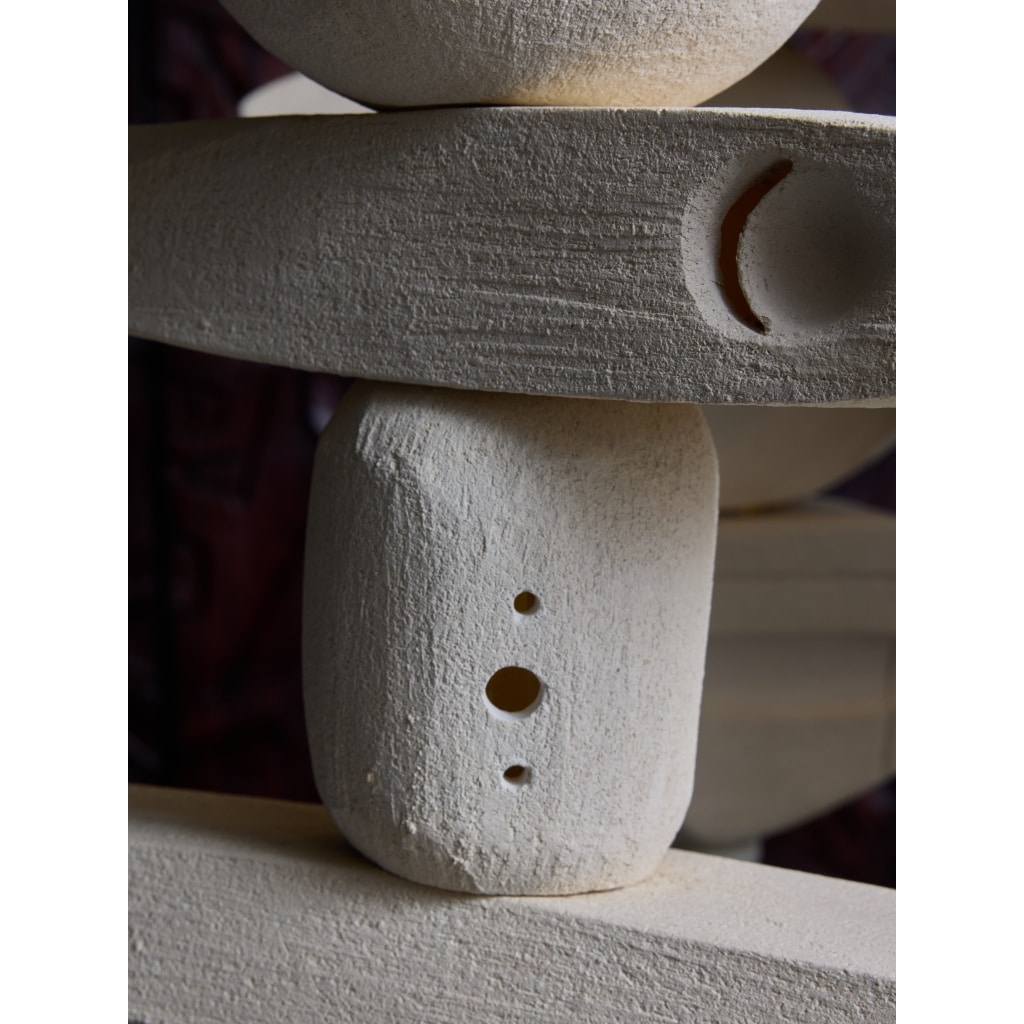 Three Suspended Totems Fixture by Olivia Cognet | Biron 