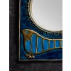Mithe Espelt Blue Ceramic and Birds Decor Mirror | Biron 
