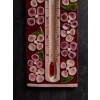 Ceramic Thermometer by Mithé Espelte with Bird Decor | Biron 