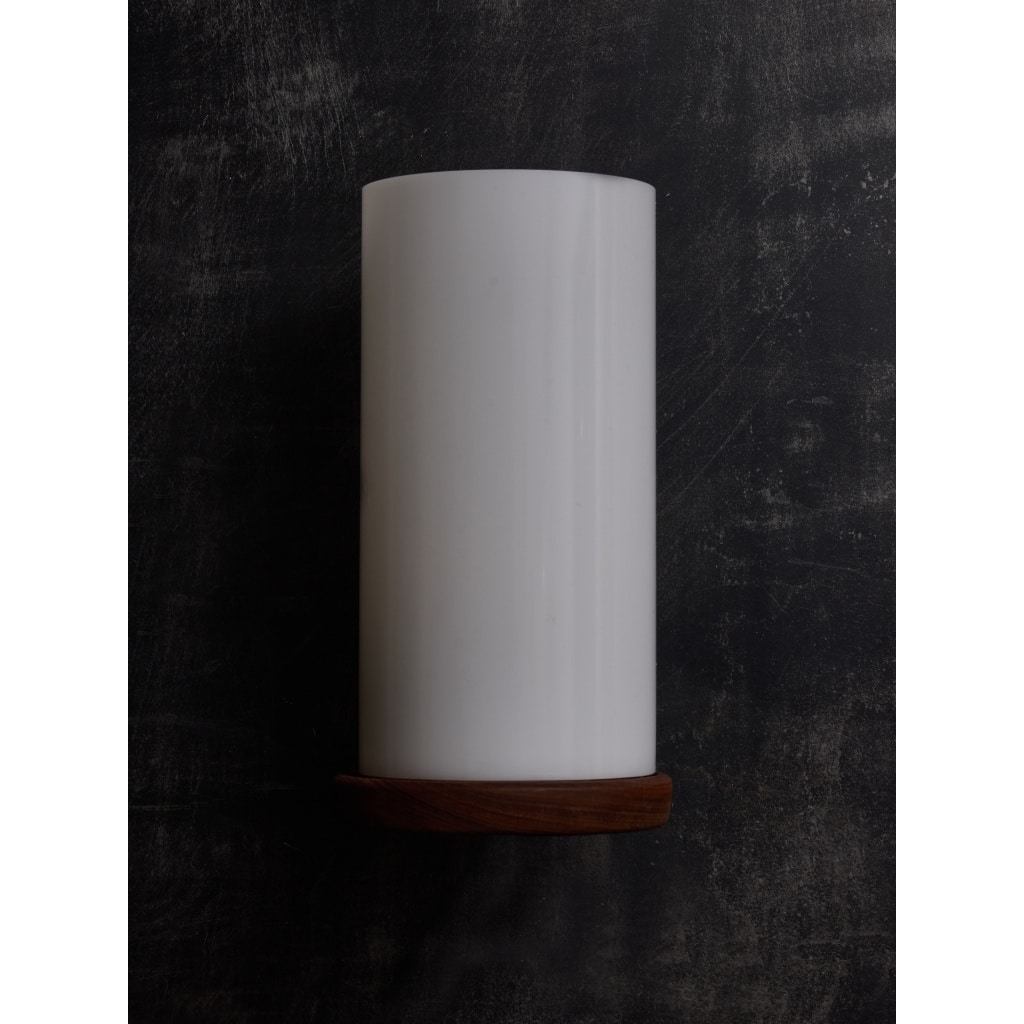 Teak and Acrylic Wall Sconces by Luxus | Biron 