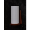 Teak and Acrylic Wall Sconces by Luxus | Biron 