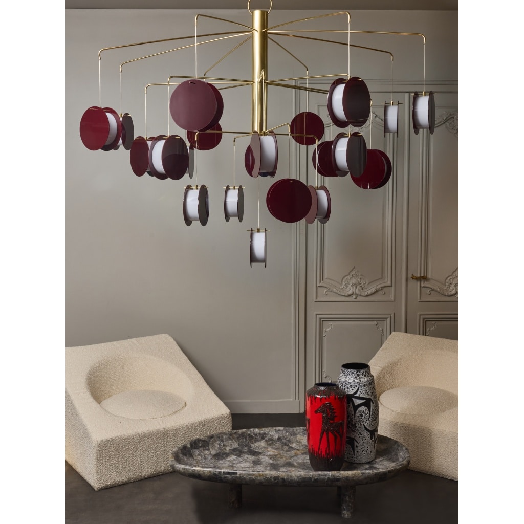 Diego Mardegan Nineteen Lights Large Plexi Chandelier | Biron 