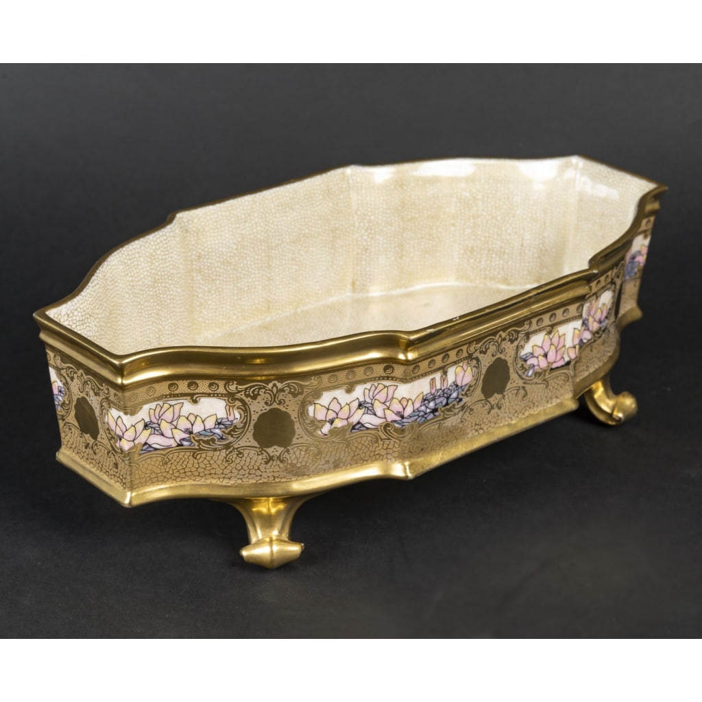 Jardinière art déco en porcelaine | Biron 