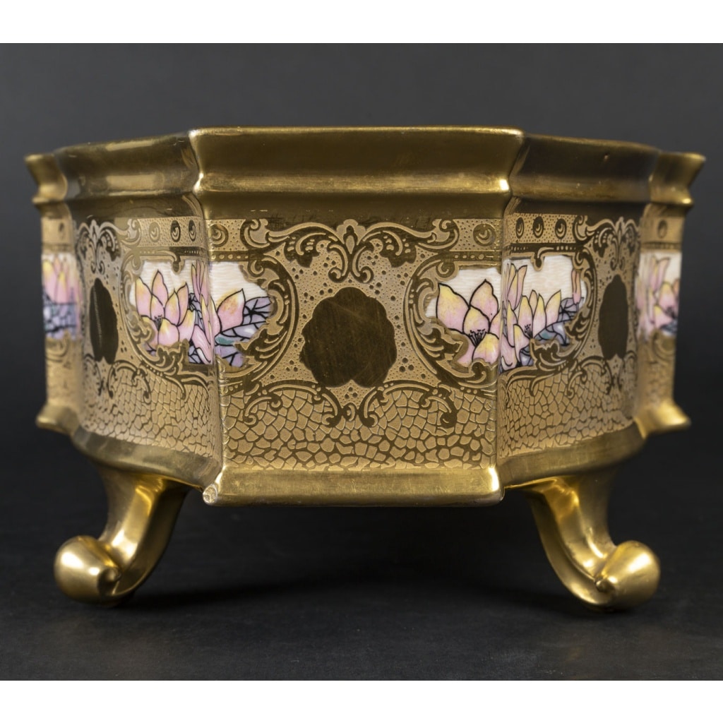 Jardinière art déco en porcelaine | Biron 