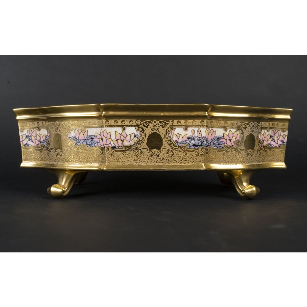Jardinière art déco en porcelaine | Biron 