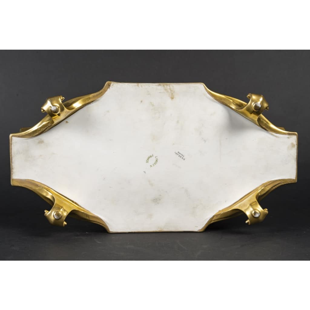 Jardinière art déco en porcelaine | Biron 