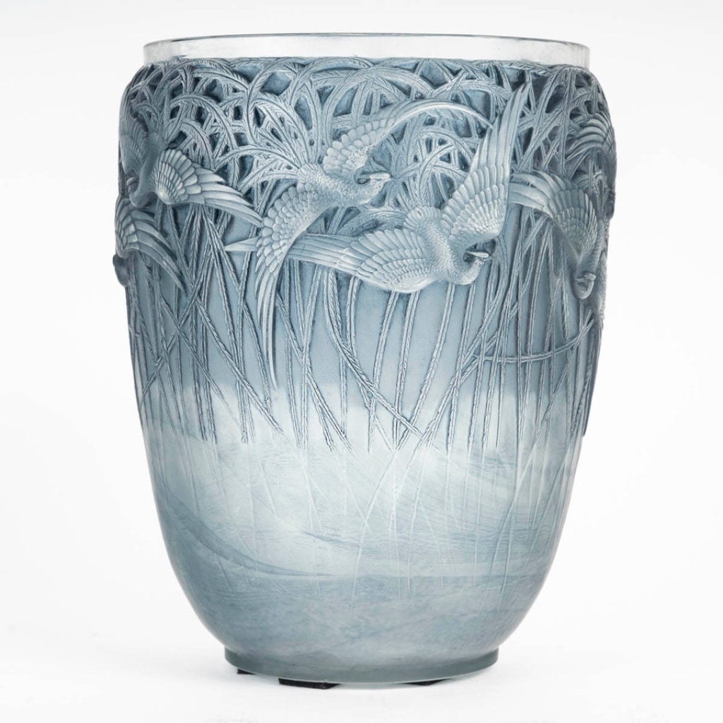 René Lalique – Vase « Aigrettes » 1931 | Biron 