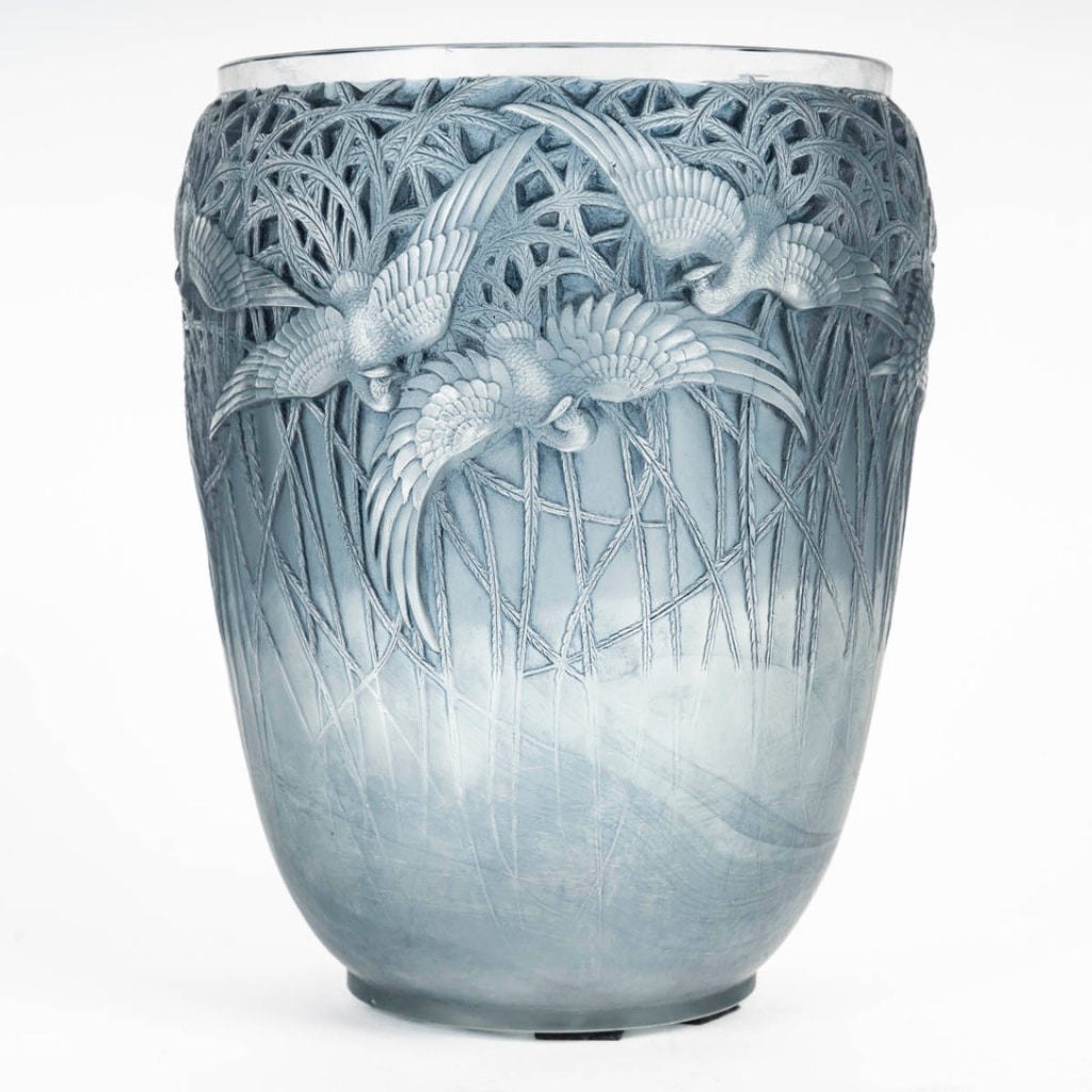 René Lalique – Vase « Aigrettes » 1931 | Biron 