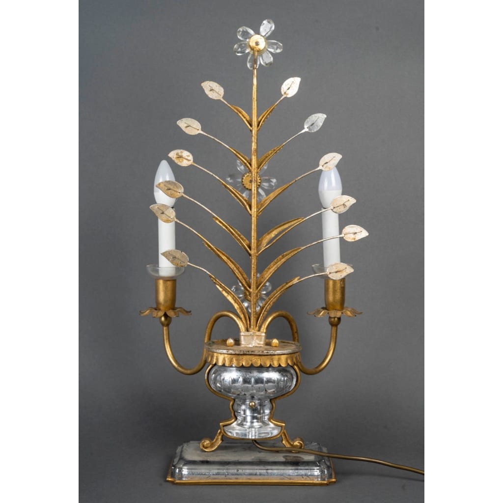 Maison Baguès, Lampe de table “Vase de Fleurs” circa 1950 | Biron 