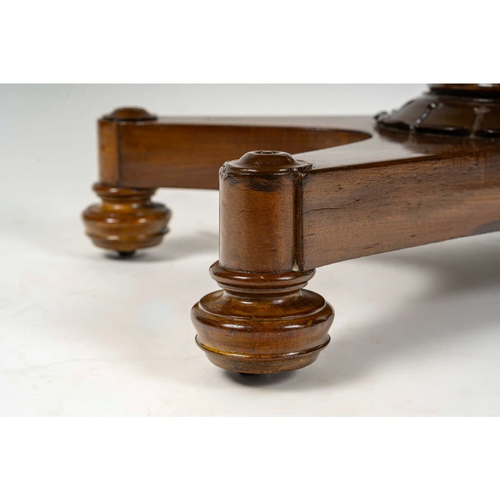 Table d’alité à système en acajou époque Restauration vers 1820-1830 | Biron 