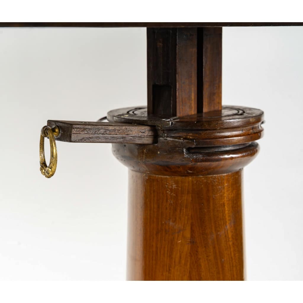 Table d’alité à système en acajou époque Restauration vers 1820-1830 | Biron 
