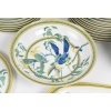 Rare Service Hermès « Toucans » En Porcelaine De Limoges | 1986 | 40 Pièces | Pour 12 Personnes | Biron 