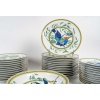 Rare Service Hermès « Toucans » En Porcelaine De Limoges | 1986 | 40 Pièces | Pour 12 Personnes | Biron 