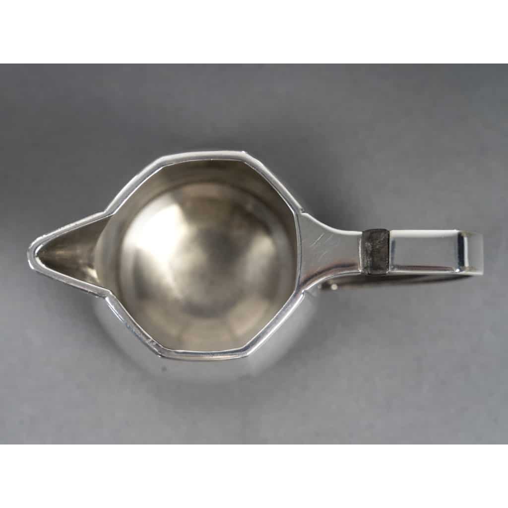 Jean E Puiforcat Service thé café 4 Pièces argent massif Art Déco CIRCA 1930 | Biron 