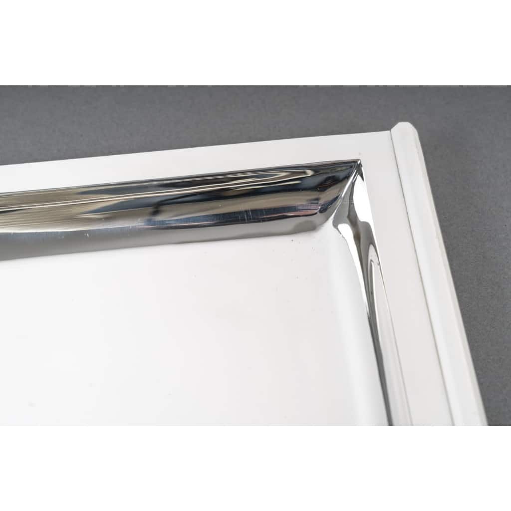 CARDEILHAC – Plat carré en argent massif époque ART DECO | Biron 
