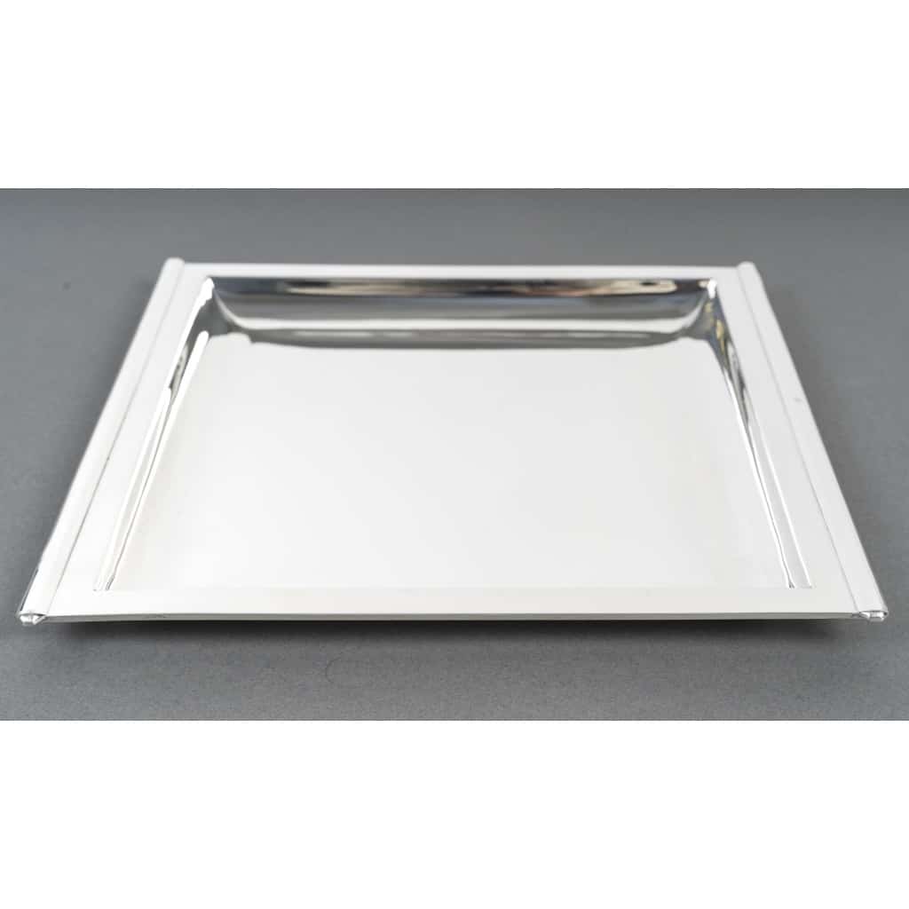CARDEILHAC – Plat carré en argent massif époque ART DECO | Biron 