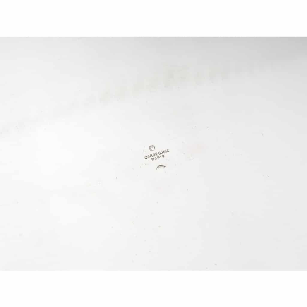 CARDEILHAC – Plat carré en argent massif époque ART DECO | Biron 