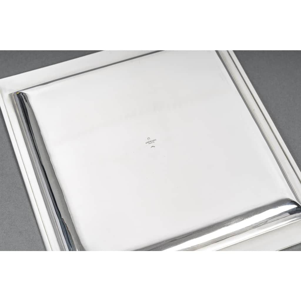 CARDEILHAC – Plat carré en argent massif époque ART DECO | Biron 